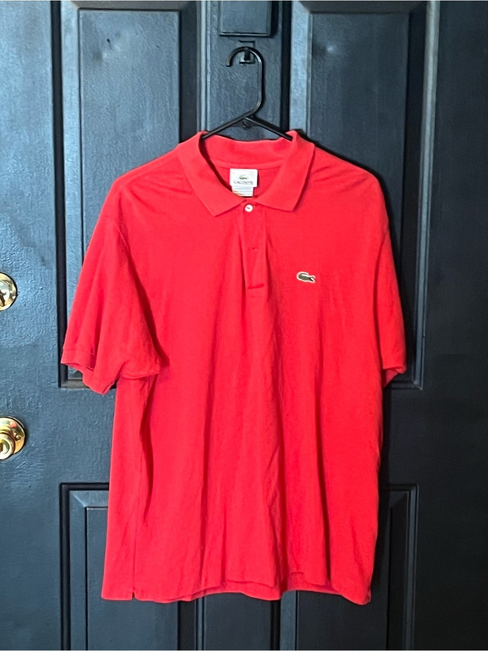 Lacoste Men’s Bright Red Short-Sleeve Polo